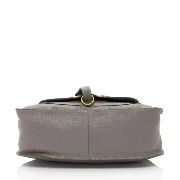 Chloé Marcie Satchel Medium Gray Leather - Picture 3 of 10